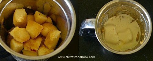 Apple chikoo milkshake recipe