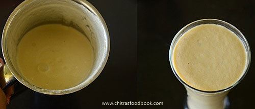 Apple chikoo milkshake recipe