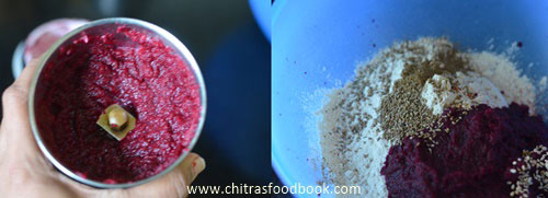 Beetroot poori recipe Beetroot poori recipe