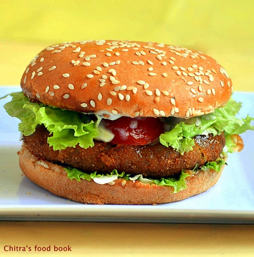 Veg burger recipe Veg burger recipe