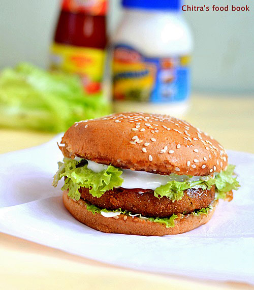 Veg burger recipe Veg burger recipe
