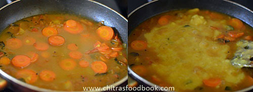 carrot sambar carrot sambar