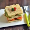 Easy Veg Sandwich Recipe - Simple Indian bread sandwich Easy Veg Sandwich Recipe - Simple Indian bread sandwich