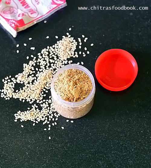 Ellu Podi For Rice – White Sesame Seeds Powder – Til Powder Recipe