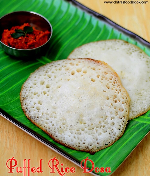 Puffed rice dosa recipe Puffed rice dosa recipe