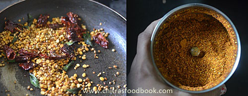 Idli sambar powder recipe Idli sambar powder recipe