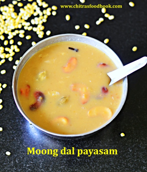 Pasi Paruppu Payasam – Moong Dal Payasam In Pressure Cooker