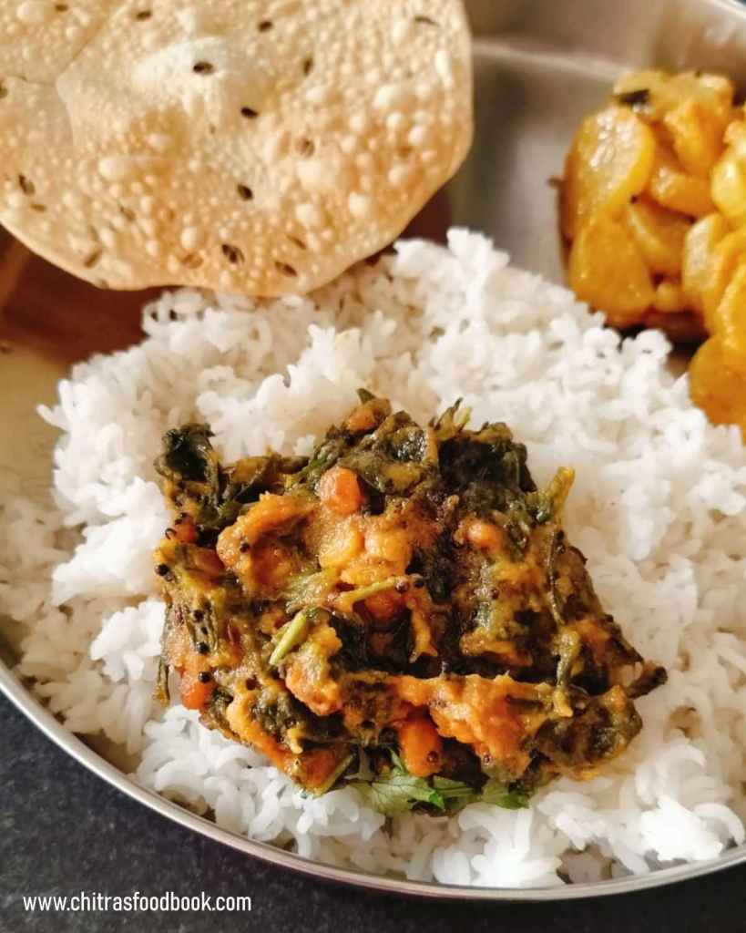 Palak Keerai thokku recipe