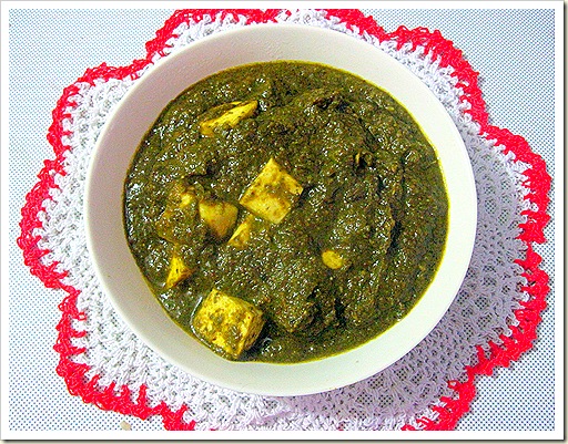 Sindhi style Palak Paneer Sindhi style Palak Paneer