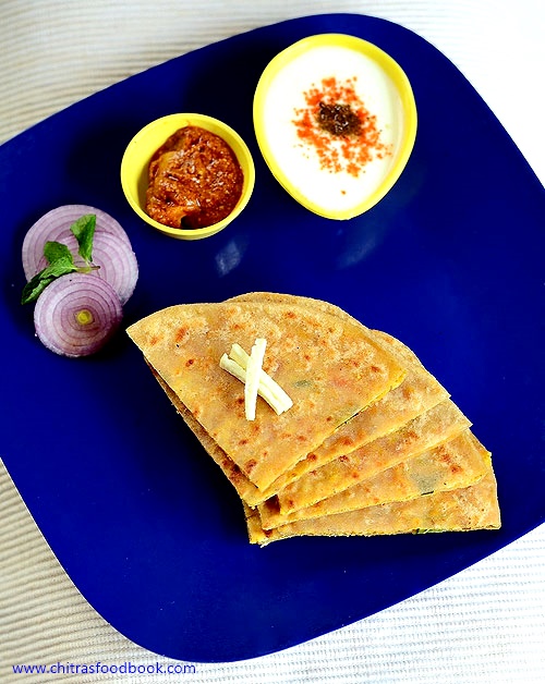 Paneer paratha Paneer paratha