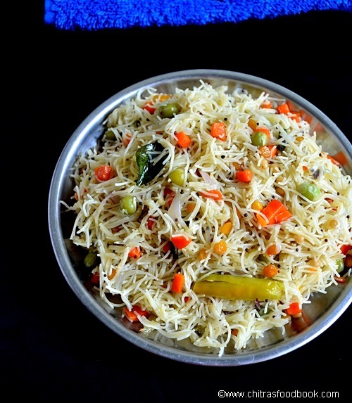 How to make vegetable semiya upma How to make vegetable semiya upma