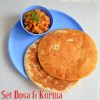 Set dosa & carrot kurma recipe Set dosa & carrot kurma recipe