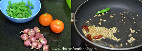 Tomato mint chutney Tomato mint chutney