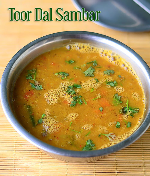 Idli Sambar with toor dal