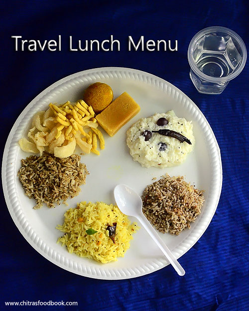 Travel lunch idea - Indian Travel lunch idea - Indian