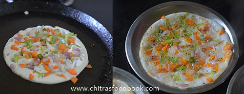 Vegetable dosa Vegetable dosa