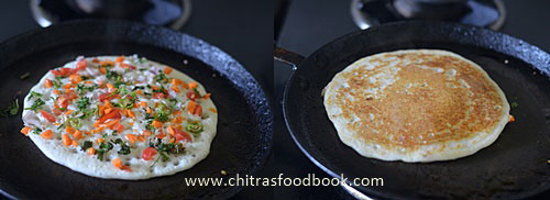 Vegetable uthappam recipe Vegetable uthappam recipe