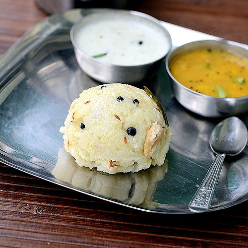 pressure cooker ven pongal recipe