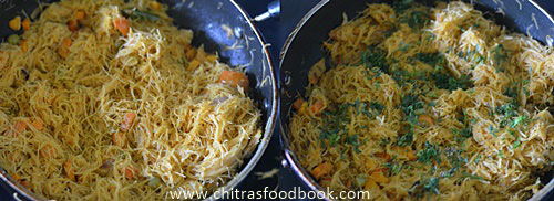 Fine vermicelli upma Fine vermicelli upma